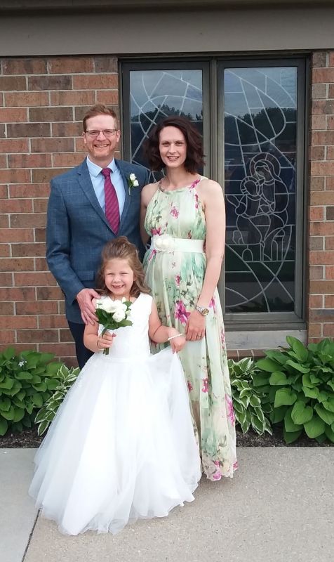 Therese Nailed It as a Flower Girl!