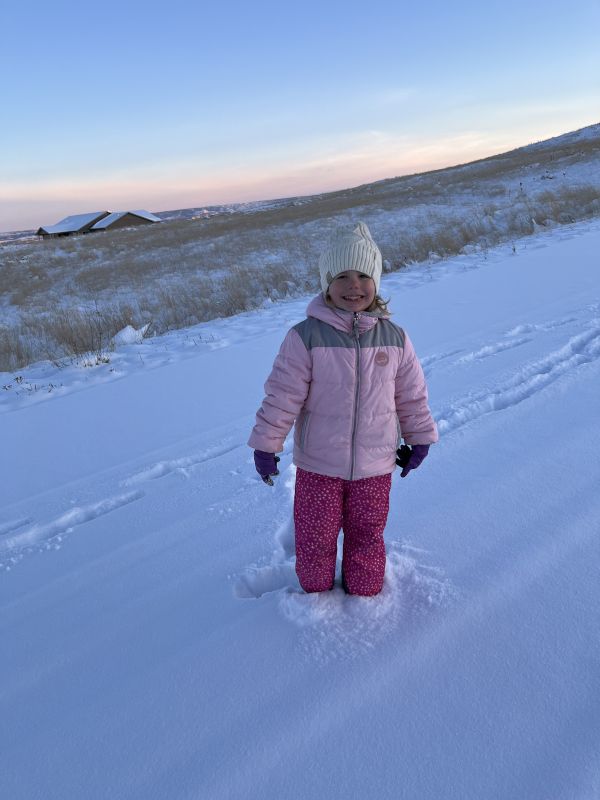 Exploring Our New Home in the Snow