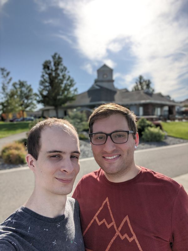 Walking Along the Marina