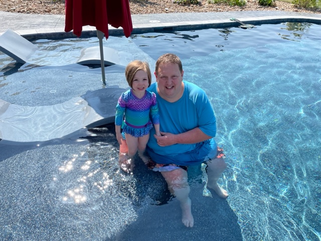 Summer = Swimming at Our Relative's Pool
