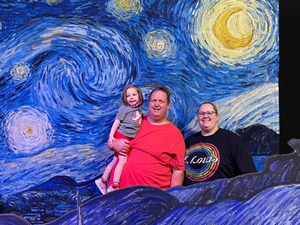 Visiting the Van Gogh Art Exhibit