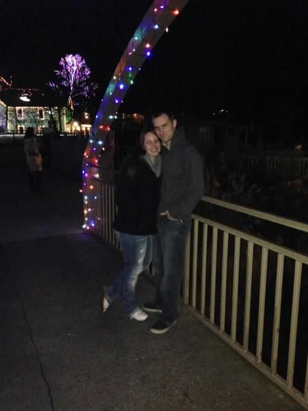 Enjoying the Christmas Lights
