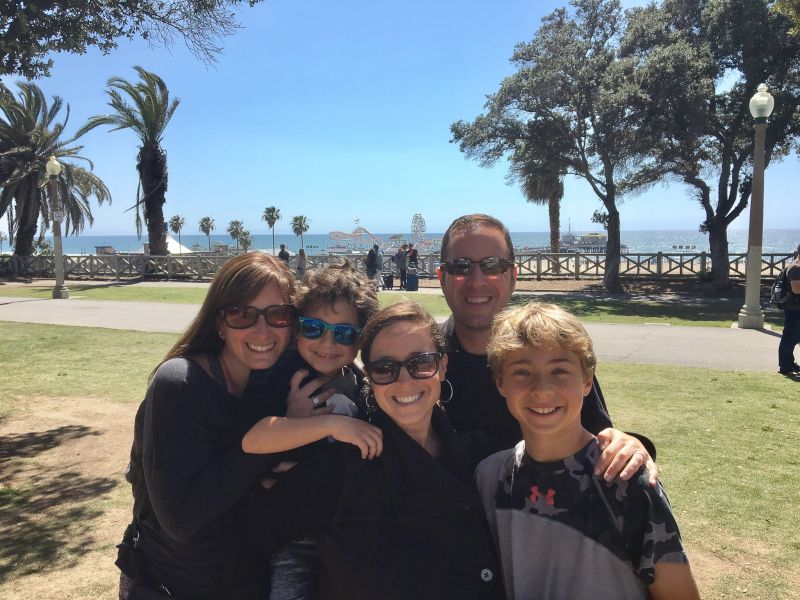 In Santa Monica With Our Nephews