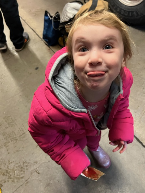 Making a Silly Face