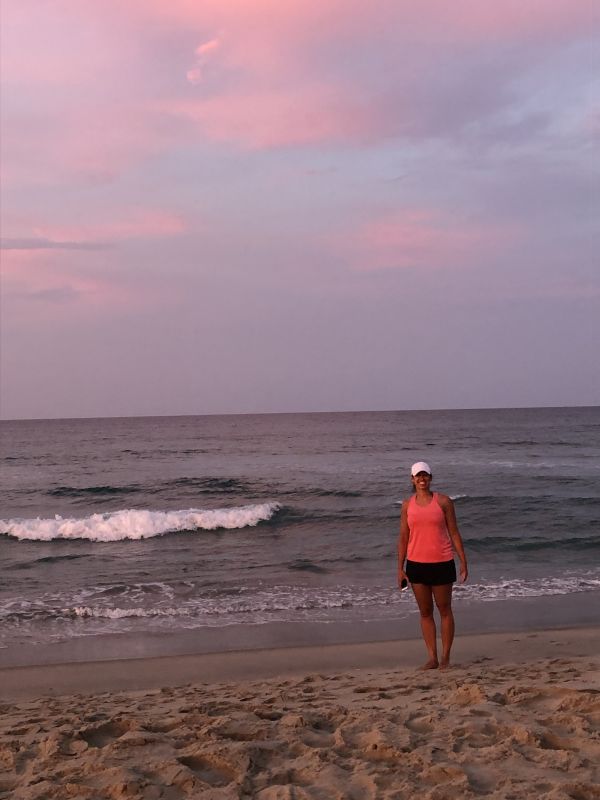 Stephanie at Her Favorite Place - the Beach!