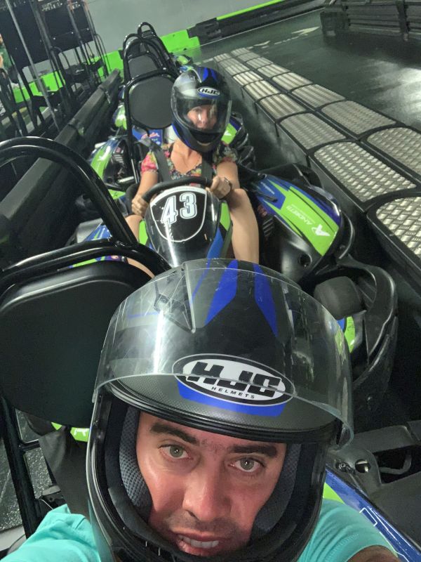 Having Fun in Go Karts