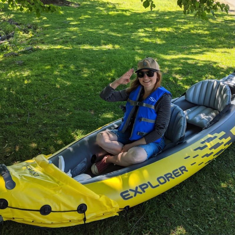 We Like Kayaking in the Summer