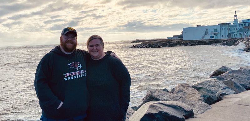 Strolling Along the Sea Wall
