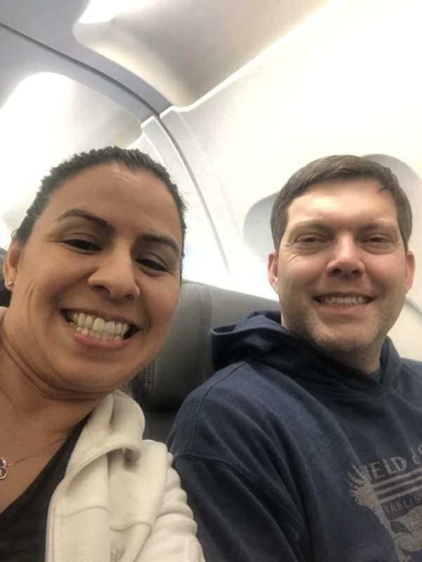 On a Plane to Visit Family in Arizona