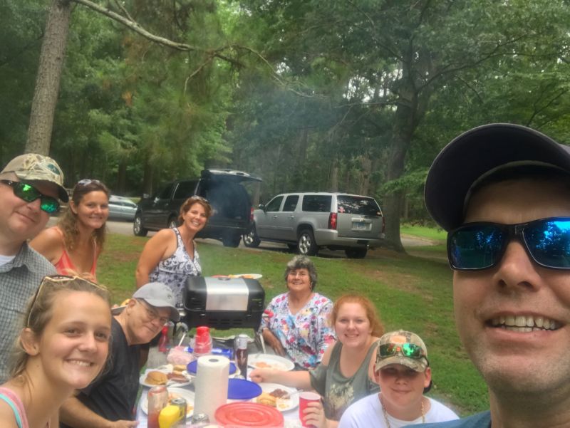 Celebrating a Birthday Picnic with Jason's Family