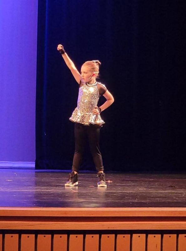 Mason's a Rock Star at Her Hip-Hop Dance Recital