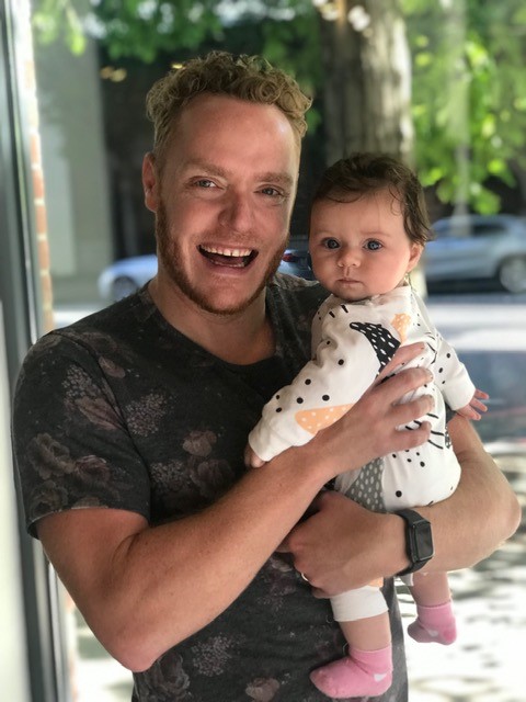 Johnathan With Baby Cru