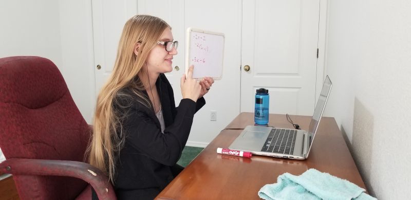 Kristin at Work Online Tutoring